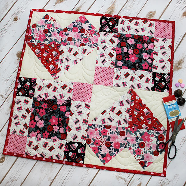 The Sweetest Heart Table Topper Quilt Pattern