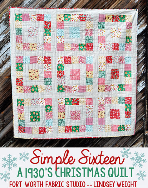 Simple Sixteen Quilt Pattern