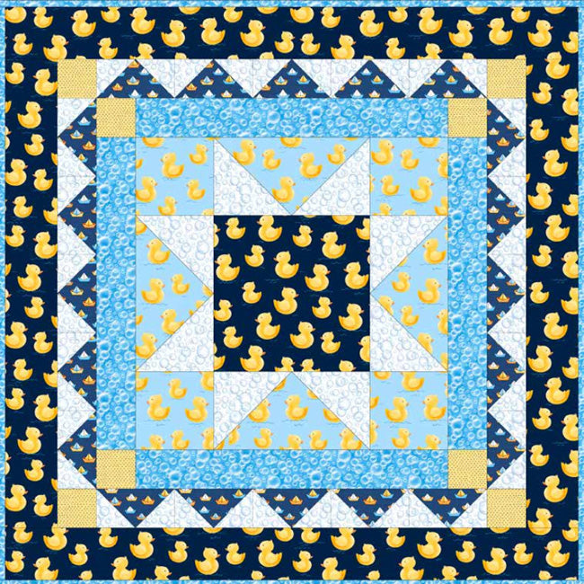 Quackers Quilt Pattern - from QT Fabrics
