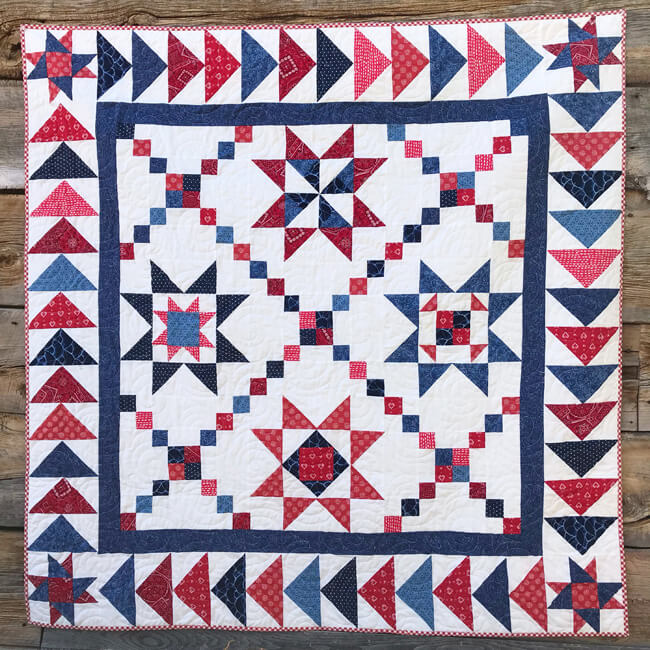 Star Spangled Quilt Along Pattern