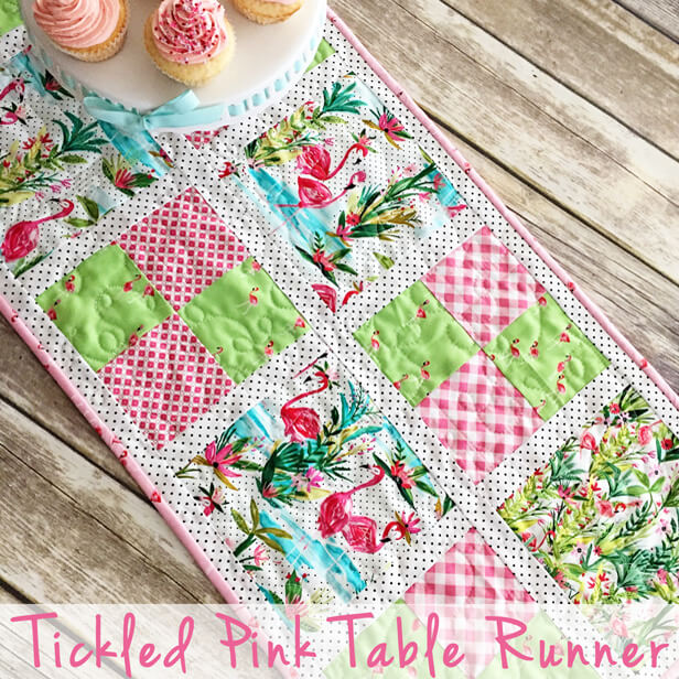 Tickled Pink Table Runner Pattern