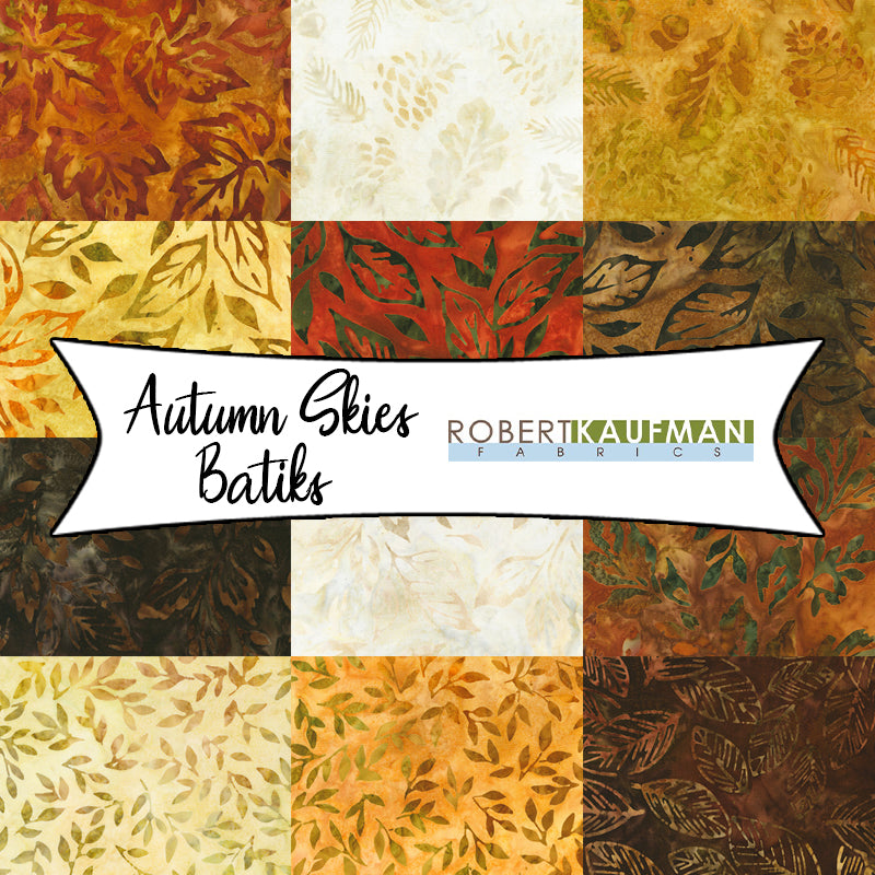 Autumn Skies Batiks by Lunn Studios for Robert Kaufman Fabrics