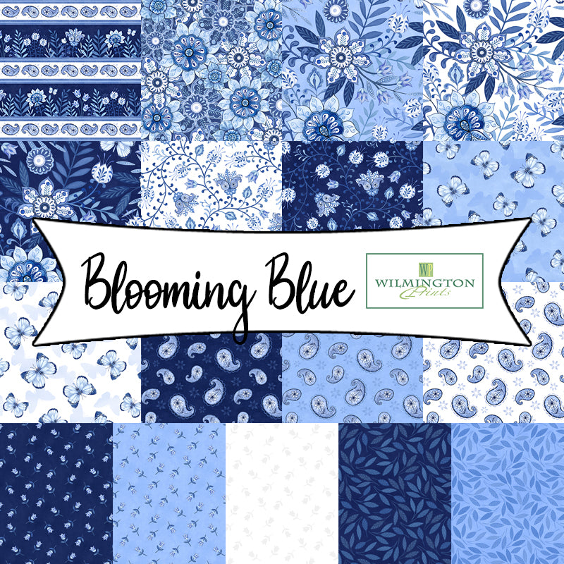 Blooming Blue by Danielle Leone for Wilmington Prints