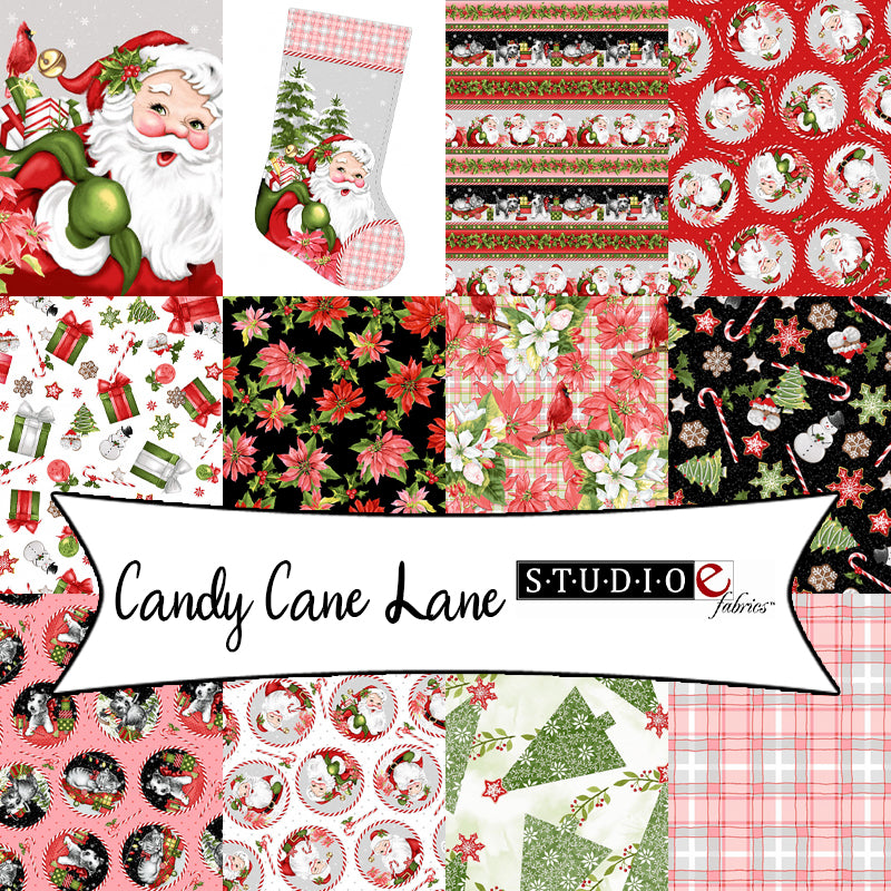 Candy Cane Lane by Kathleen Francour for Studio E Fabrics
