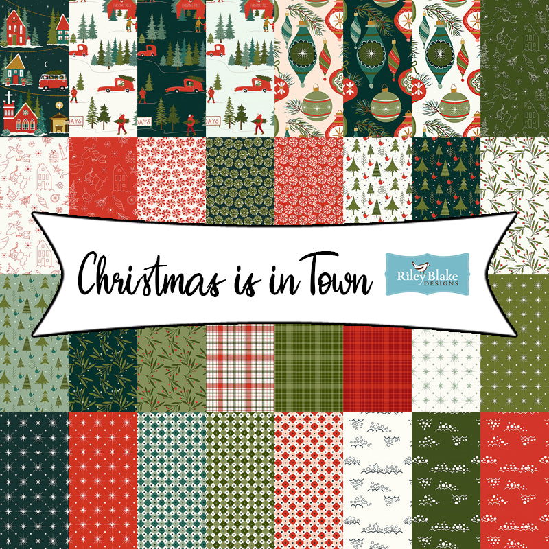 Christmas is in Town by Sandy Gervais for Riley Blake Designs