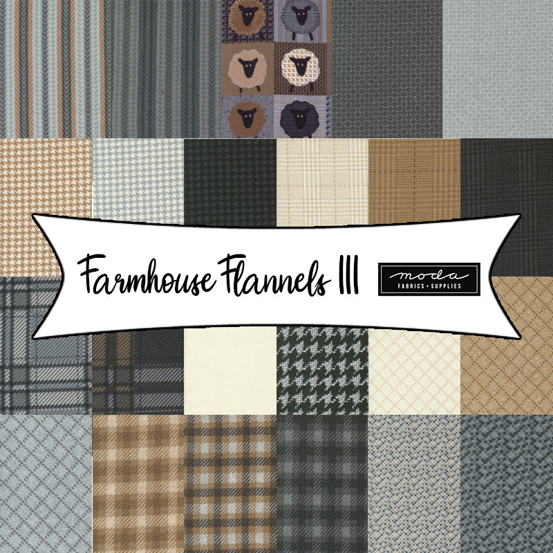 Farmhouse Flannels III by Primitive Gatherings for Moda Fabrics