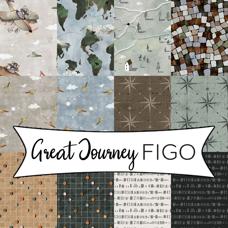 Great Journey by Bernadett Urbanovics for Figo Fabrics
