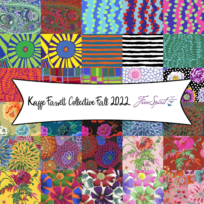 Kaffe Fassett Collective Fall 2022 for Free Spirit Fabrics