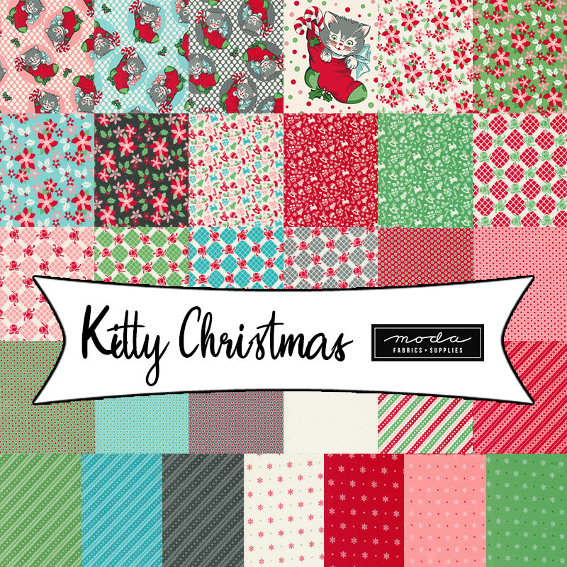 Kitty Christmas by Urban Chiks for Moda Fabrics