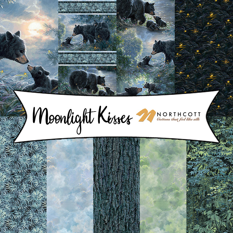 Naturescapes Moonlight Kisses by Abraham Hunter for Northcott Fabrics
