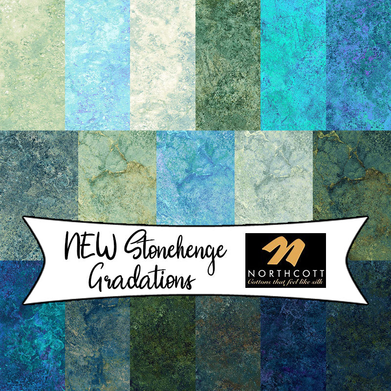 NEW Stonehenge Gradations by Linda Ludovico for Northcott Fabrics