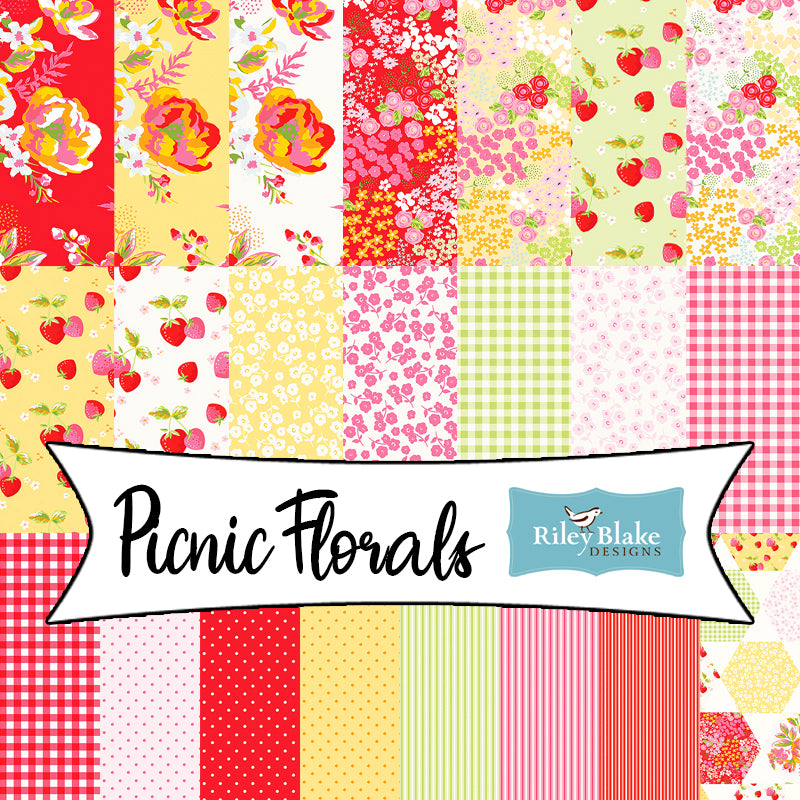 Picnic Florals by My Mind's Eye for Riley Blake Designs