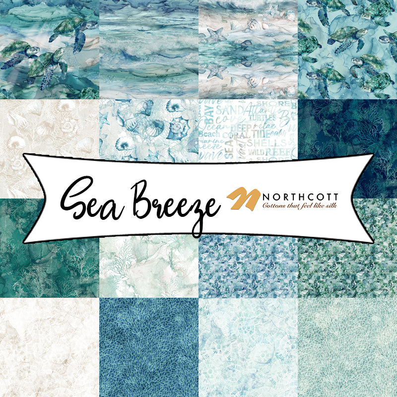Sea Breeze by Deborah Edwards & Melanie Samra for Northcott Fabrics