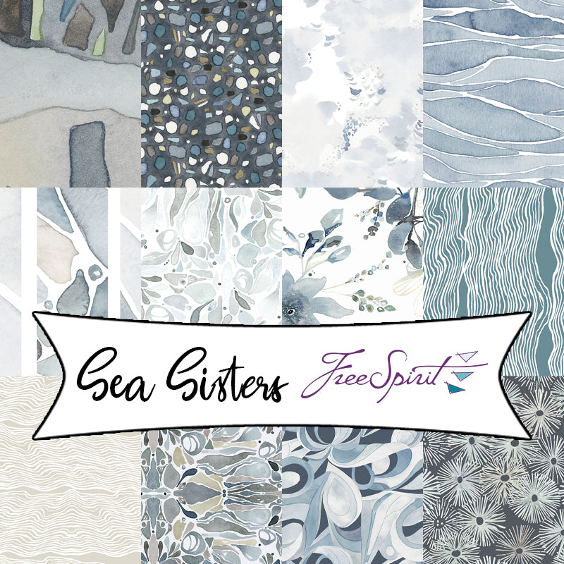 Sea Sisters by Shell Rummel for Free Spirit Fabrics