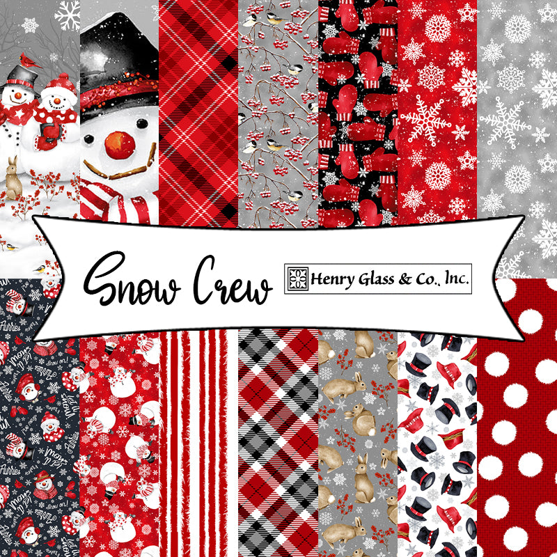 Snow Crew by Barb Tourtillotte for Henry Glass Fabrics