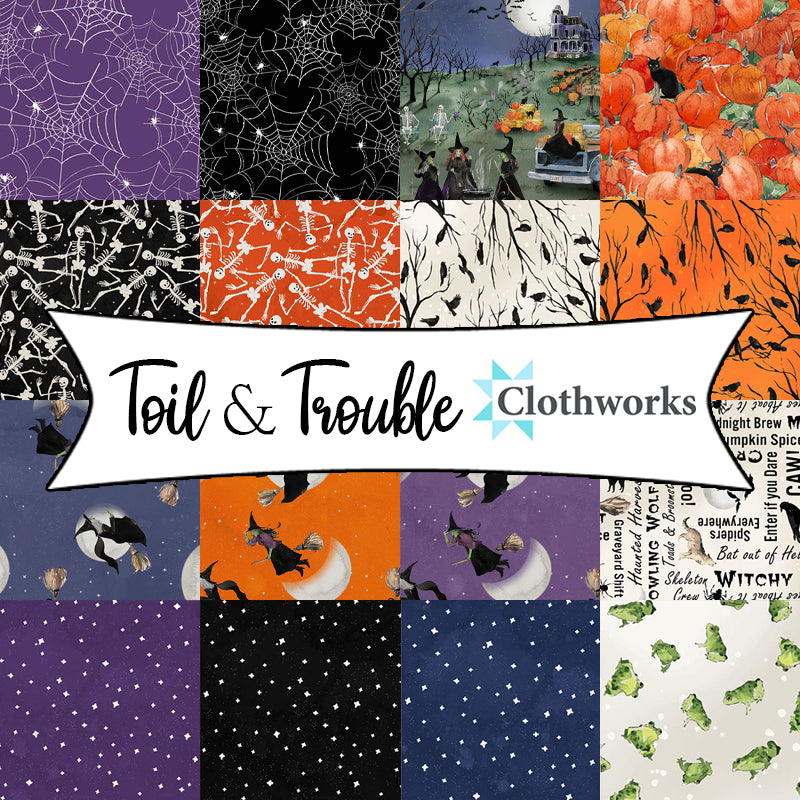 Toil & Trouble by Heatherlee Chan for Clothworks Fabrics