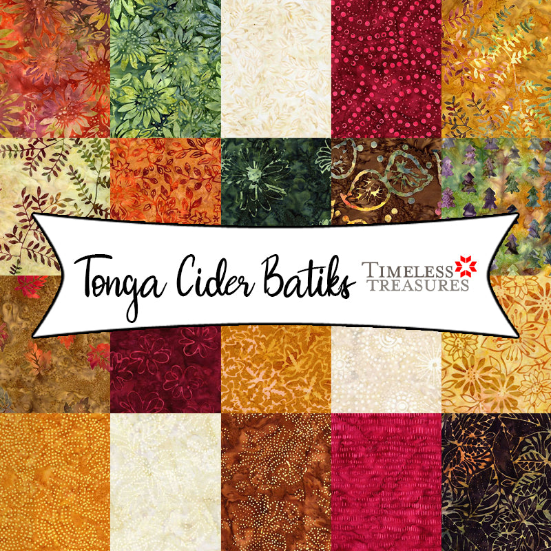 Tonga Cider Batiks from Timeless Treasures Fabrics