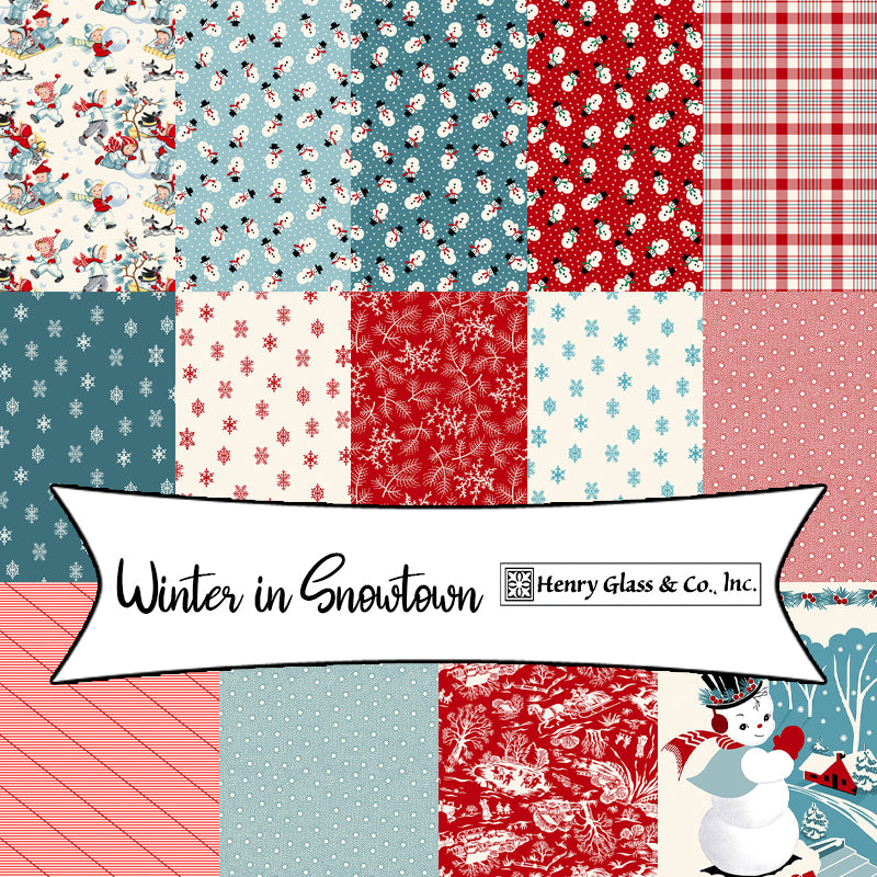 Winter in Snowtown by Stacy West for Henry Glass Fabrics
