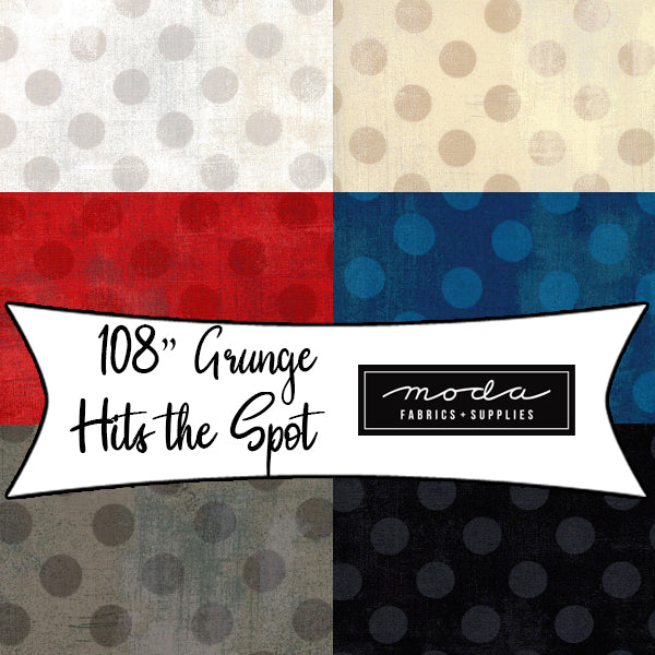 108" Wide Quilt Backing Grunge Hits the Spot from Moda Fabrics