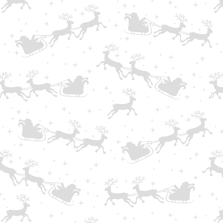 Essentials Stocking Stuffers Santa's Sleighs White on White