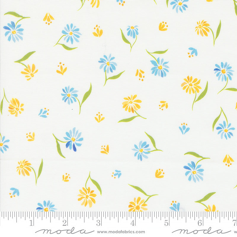 FF Monogram Sunshine 65 Blue Sky Fabric Slide