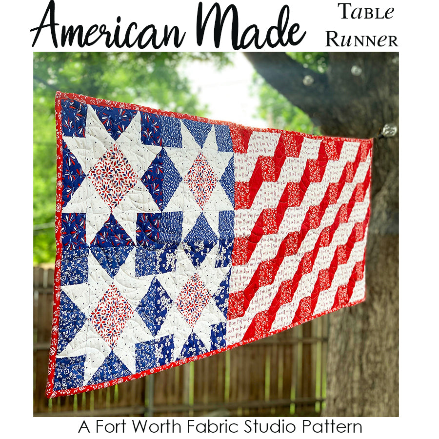 American Made Table Runner Pattern PDF Download