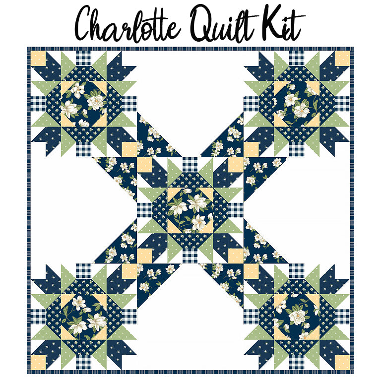 Charlotte Quilt Kit with Magnolia from Andover