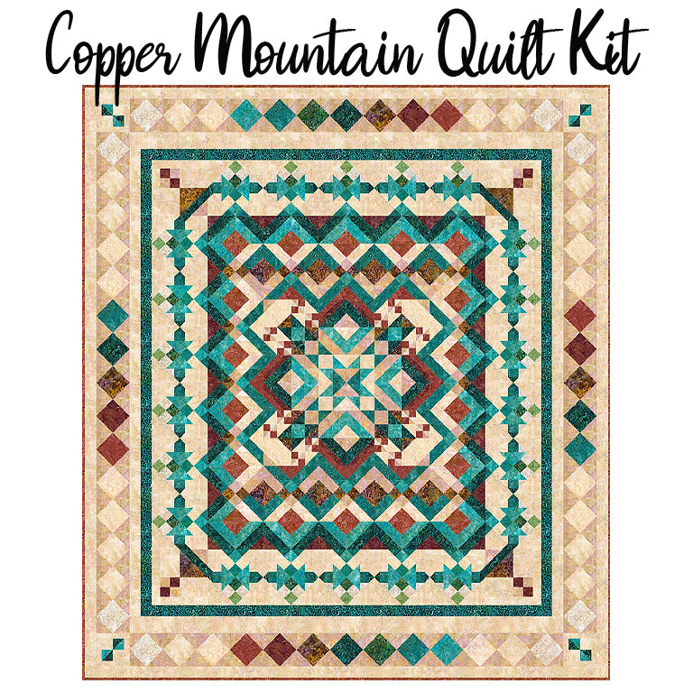 Copper Mountain Quilt Kit from Wilmington Wilmington Prints Fort