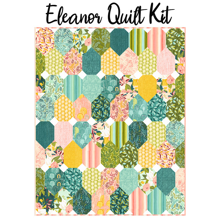 Eleanor Quilt Kit with Willow from Moda Fabrics Fort Worth Fabric Studio