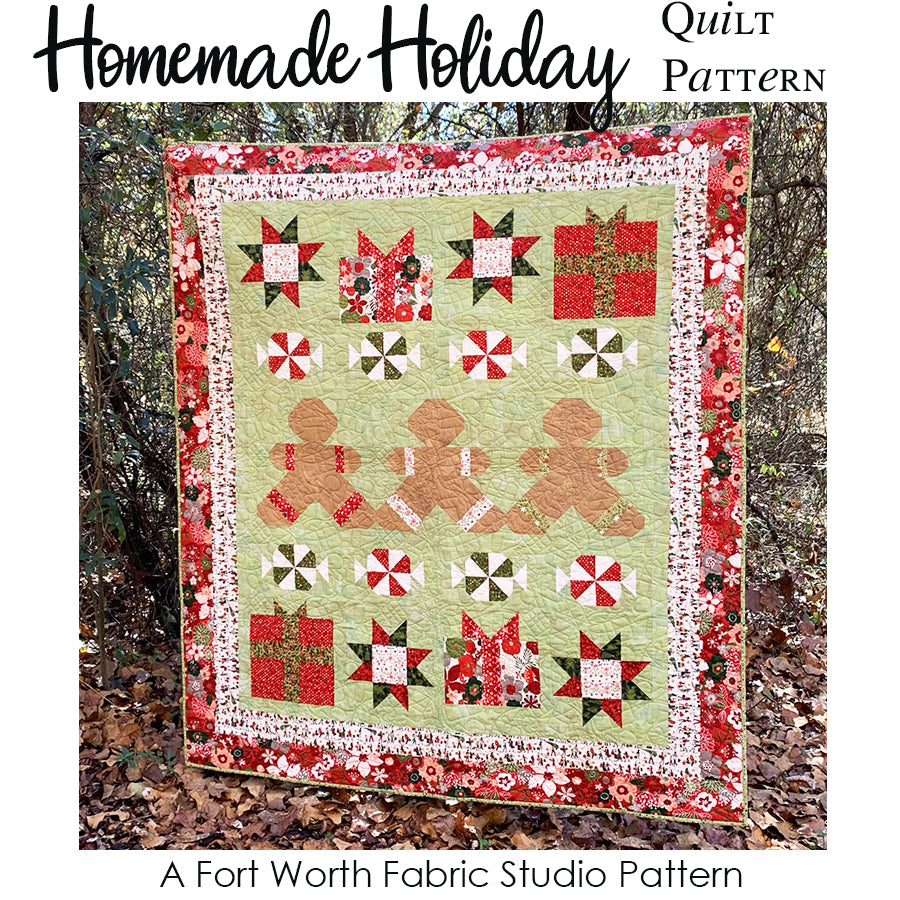 Homemade Holiday Quilt Pattern PDF Download