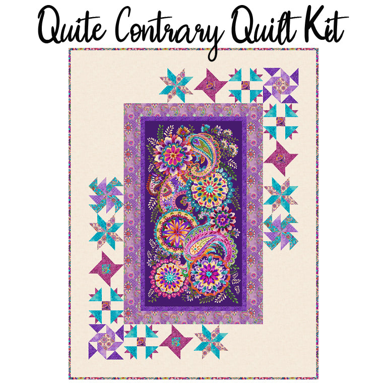 Quite Contrary Quilt Kit with Petra from Blank