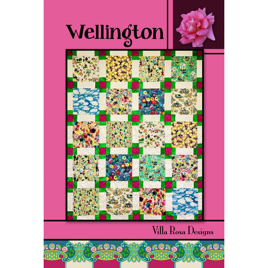 Wellington Quilt Pattern Villa Rosa Designs Fort Worth Fabric Studio