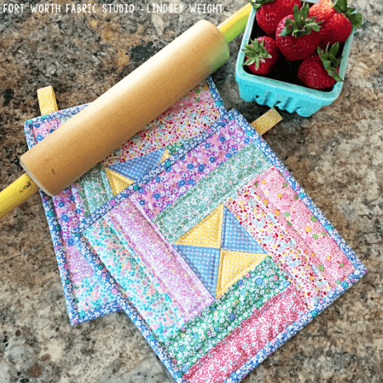 Quilted Pot Holders Pattern