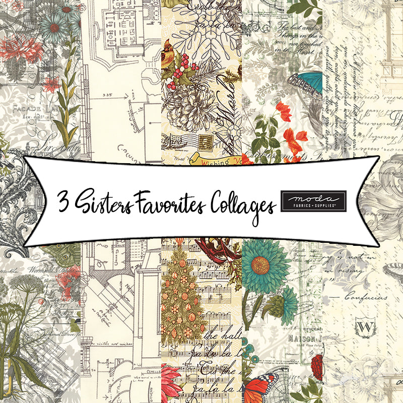 3 Sisters Favorites Collages by 3 Sisters for Moda Fabrics