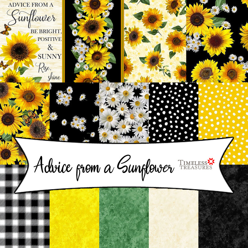 Advice from a Sunflower from Timeless Treasures Fabrics
