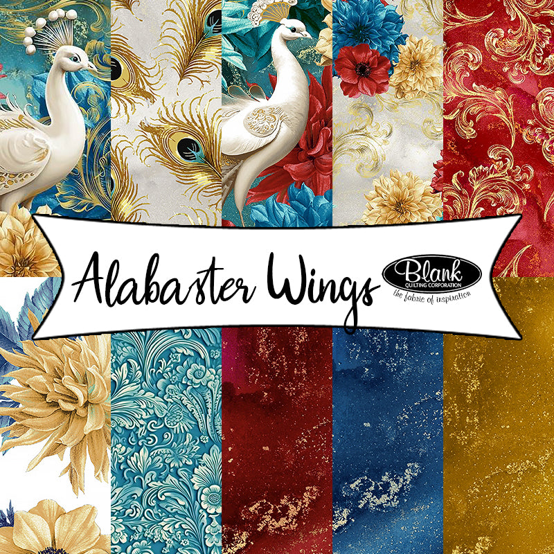 Alabaster Wings by Pattern Weave Studio for Blank Quilting