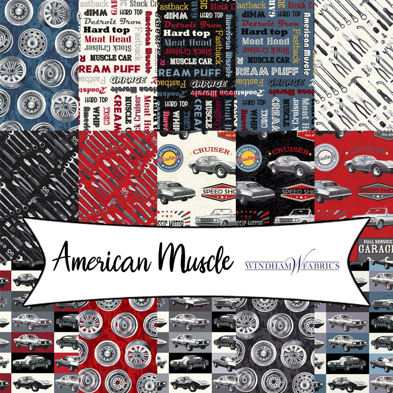 American Muscle by Rosemarie Lavin for Windham Fabrics