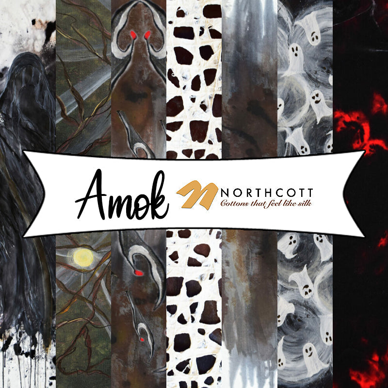 Amok by Stephanie Brandenburg of Frond Design Studios for Northcott Fabrics