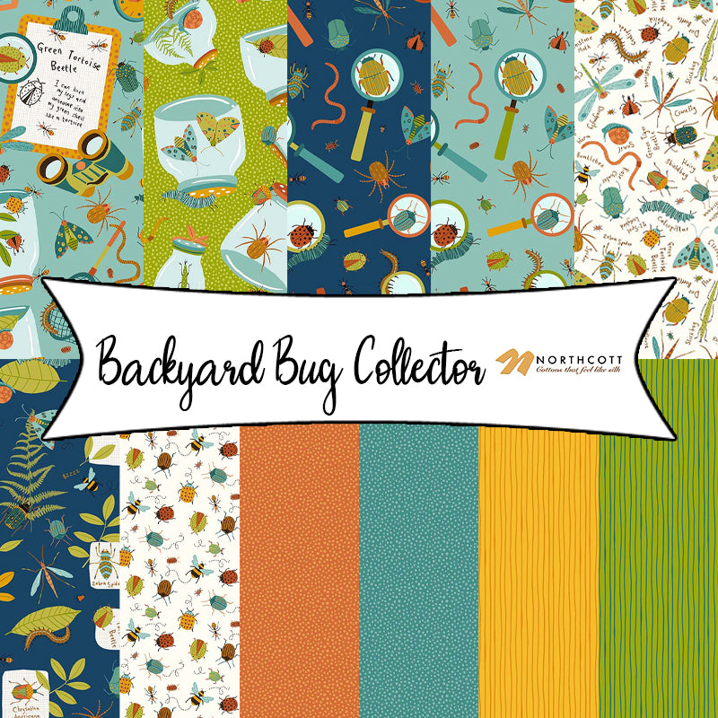 Backyard Bug Collector by Deborah Edwards for Northcott Fabrics