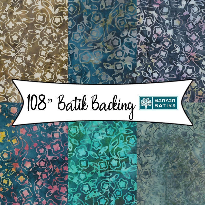 108" Batik Backing from Banyan Batiks Studio