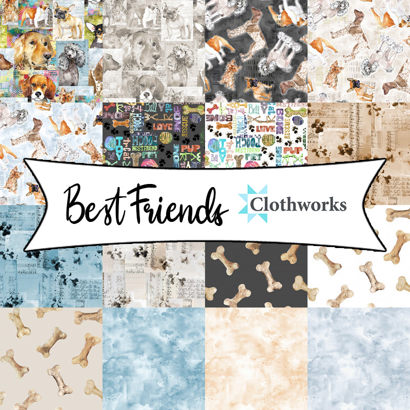 Best Friends by Lexi Grenzer for Clothworks Fabrics