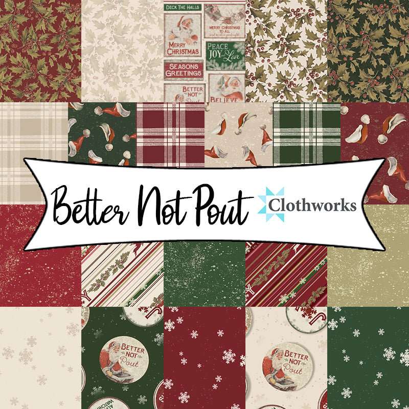 Better Not Pout by Dan DiPaolo for Clothworks Fabrics