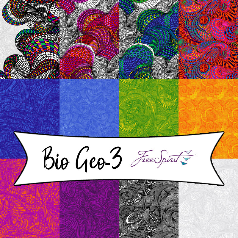 Bio Geo-3 by Adrienne Leban for Free Spirit Fabrics
