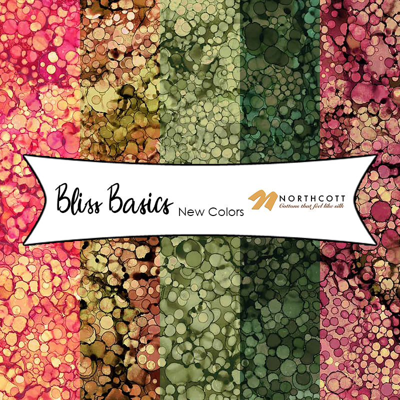 Bliss Basics (New Colors) from Northcott Fabrics