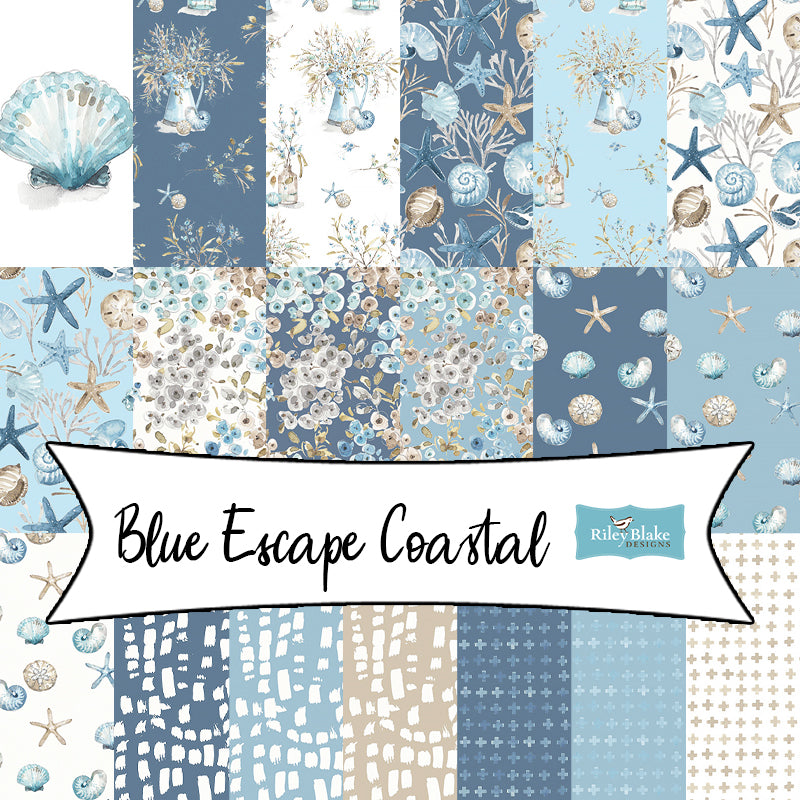Blue Escape Coastal by Lisa Audit for Riley Blake Designs