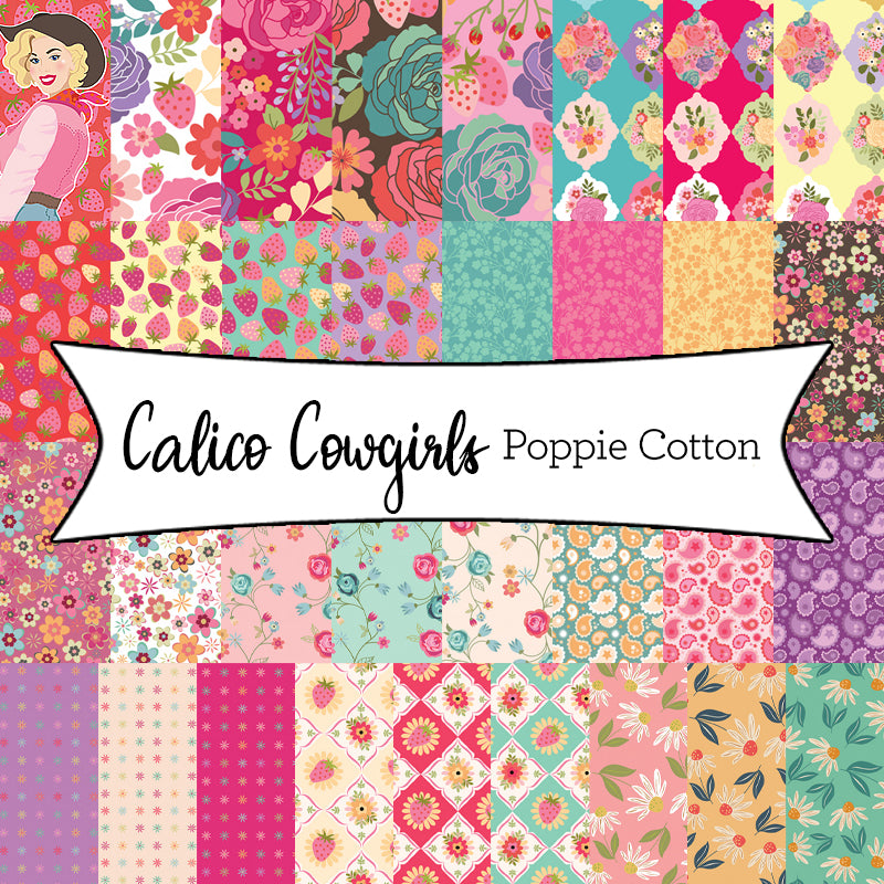 Calico Cowgirls by Lori Woods for Poppie Cotton