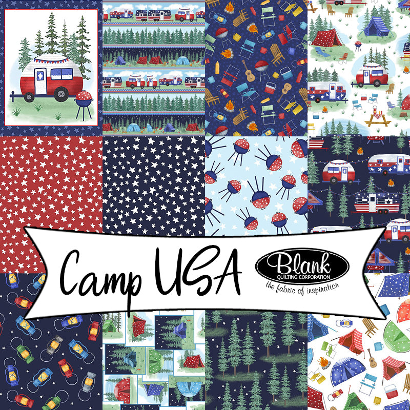 Camp USA by Bentpath Studio for Blank Quilting
