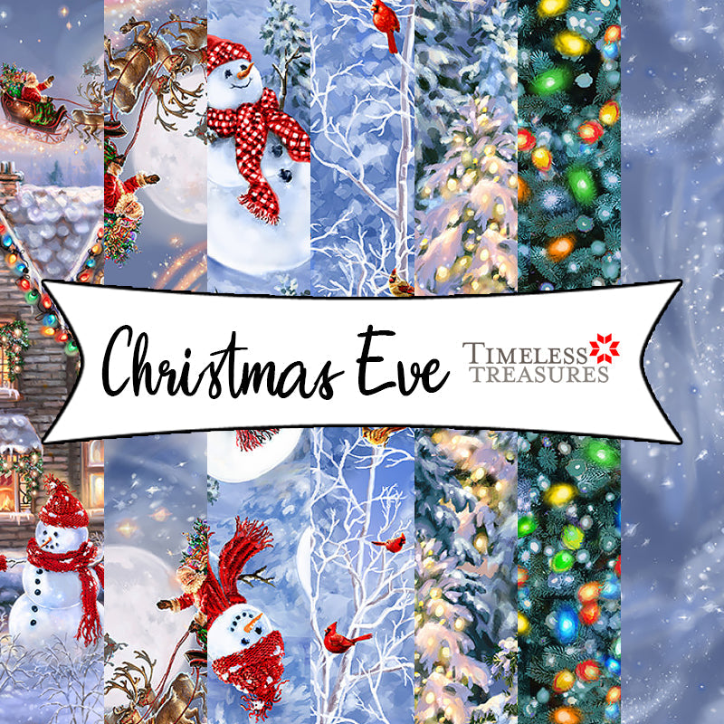 Christmas Eve by Dona Gelsinger for Timeless Treasures Fabrics