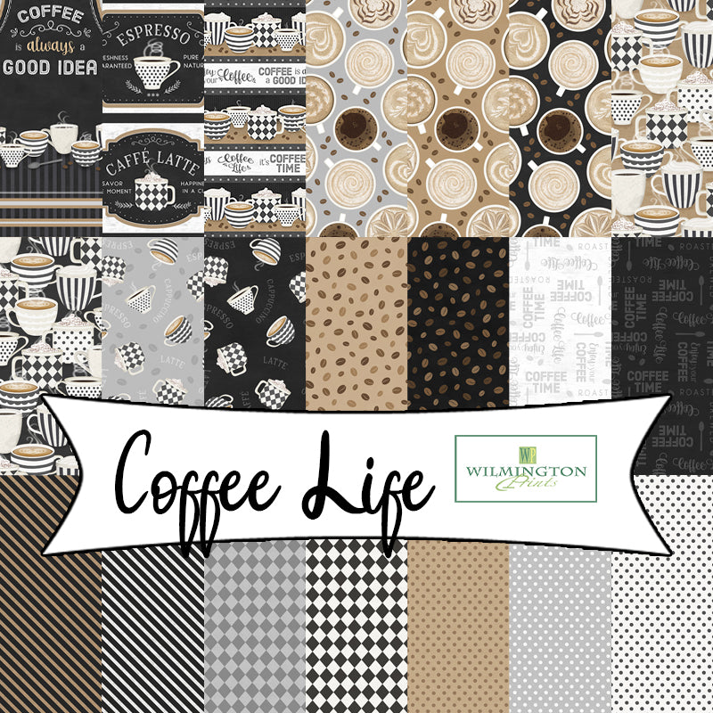 Coffee Life by Jennifer Pugh for Wilmington Prints – Fort Worth Fabric ...