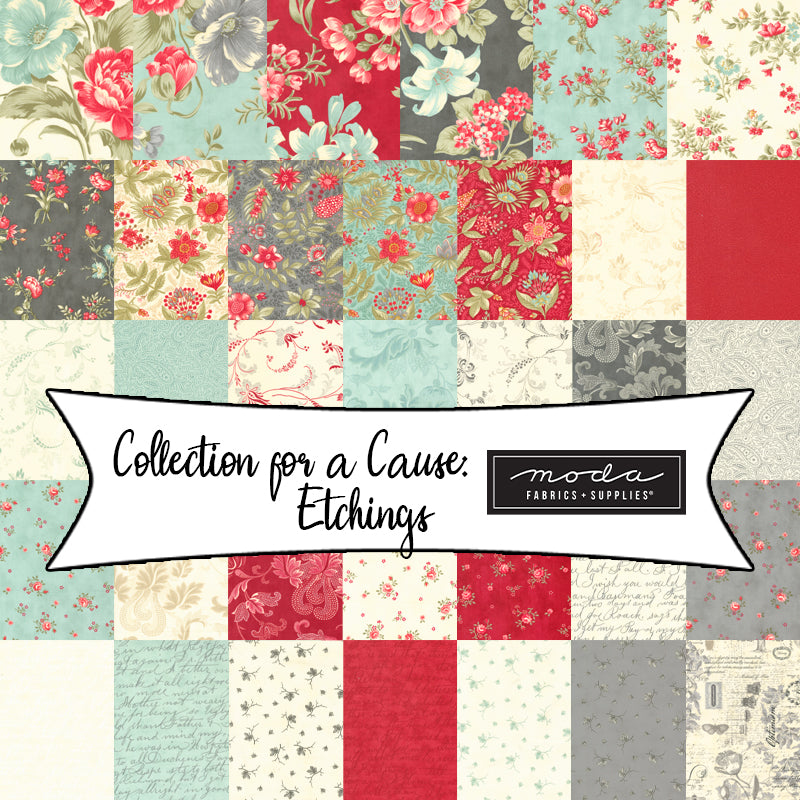 Collection for a Cause: Etchings by Howard Marcus & 3 Sisters for Moda Fabrics